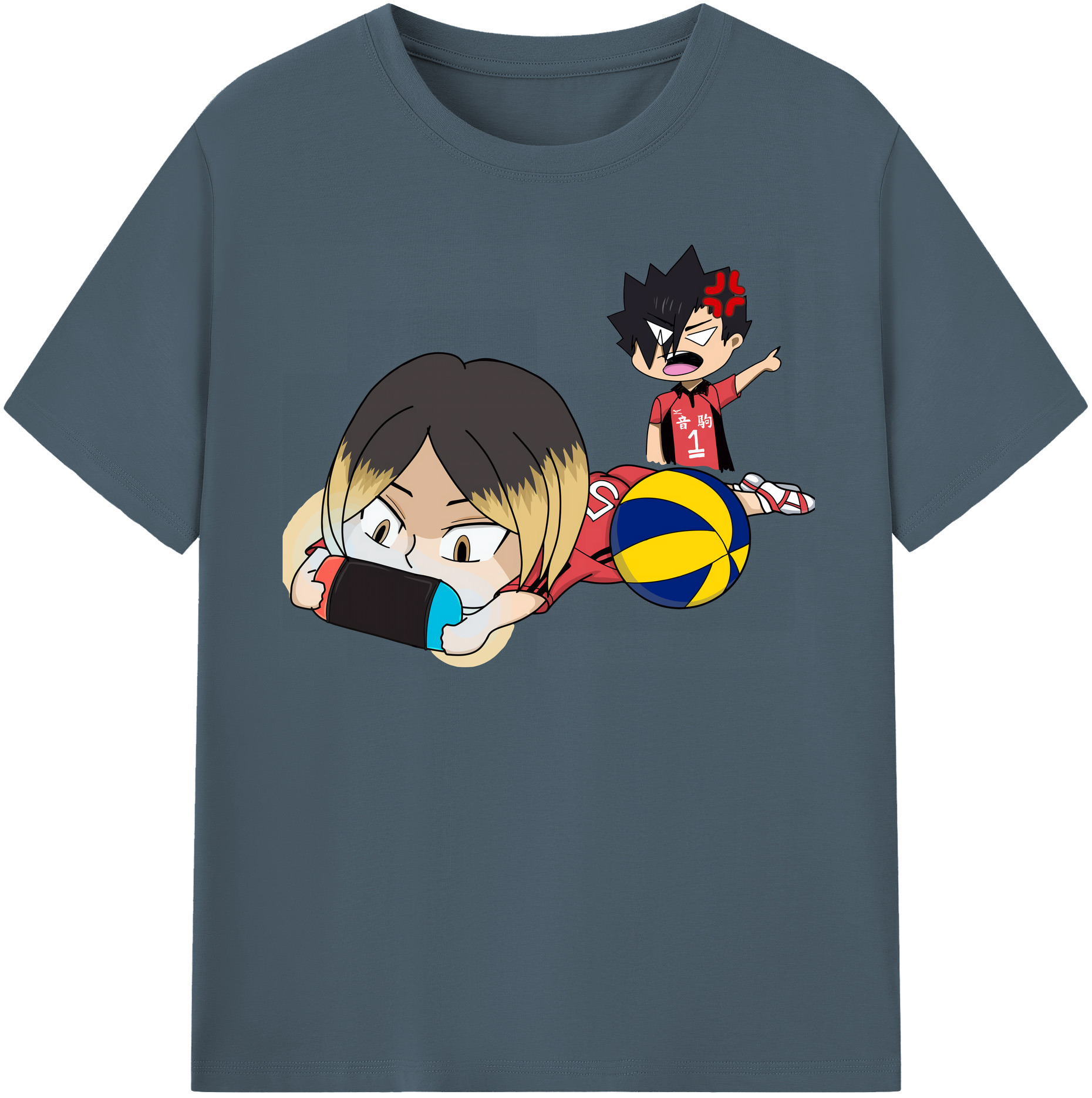（画像用） ハイキュー!! Haikyu!! 綿100％半袖Tシャツ（フロントプリント）